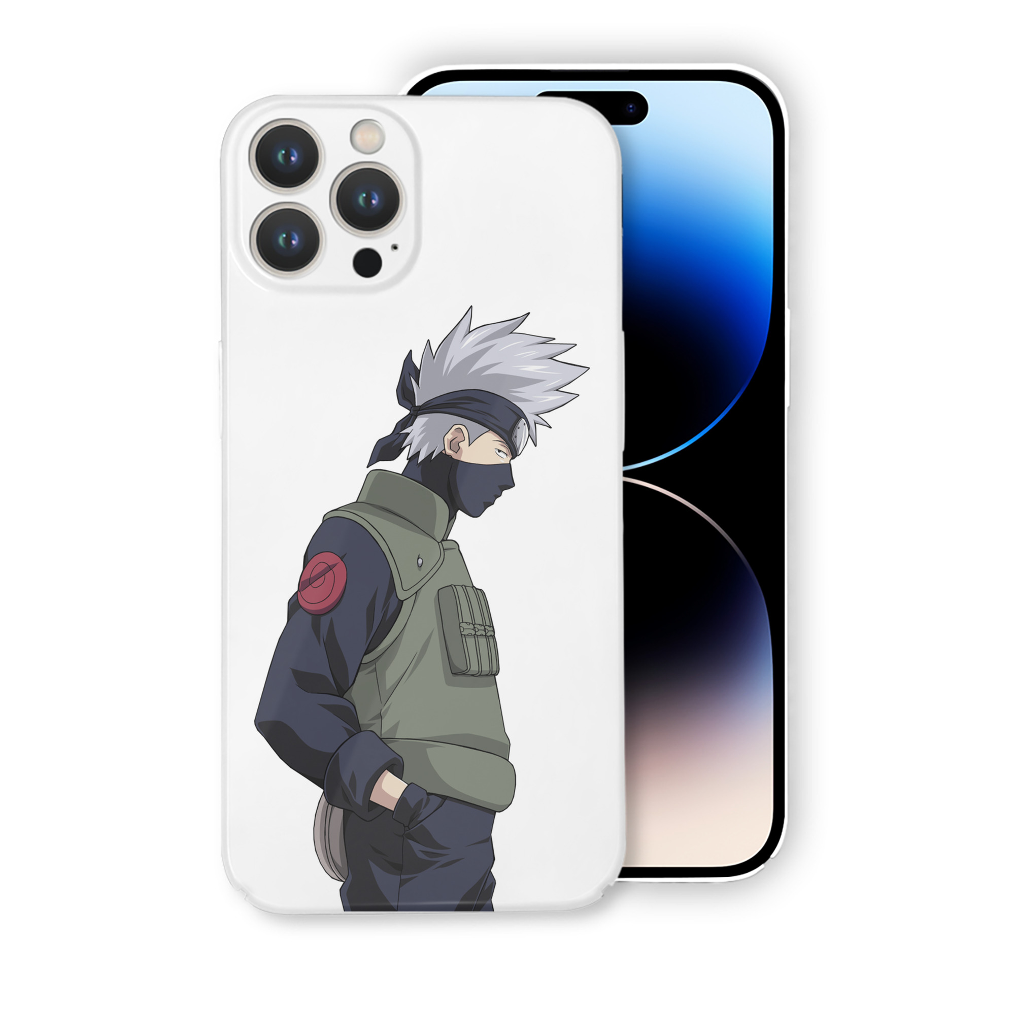 （画像用） NARUTO -ナルト- はたけ カカシ Hatake Kakashi 【iPhone 14シリーズ対応】ハードケース